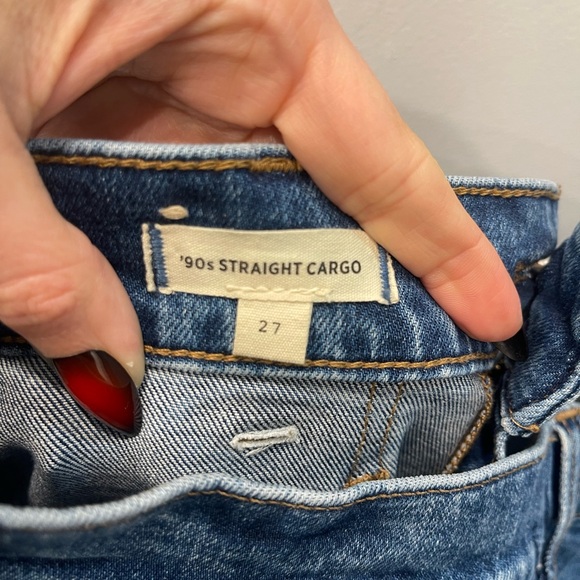 MADEWELL NWOT 90s straight cargo utility jeans size 27 $148 on site ( sold out) - Picture 8 of 8